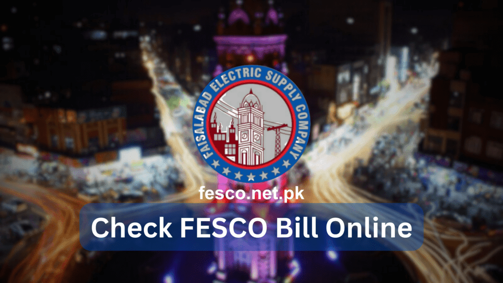 check fesco bill online